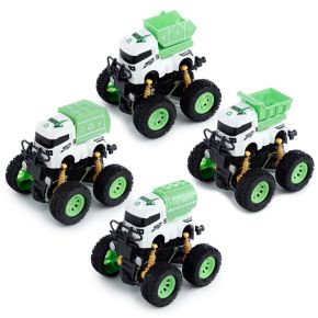 Stunt Monster Garbage Truck Friction Push/Pull Action Toy Stunt Monster Garbage Truck Friction Push/Pull Action Toy