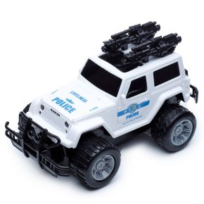 4x4 Police Car Friction Light Up & Sound Push/Pull Action Toy 4x4 Police Car Friction Light Up & Sound Push/Pull Action Toy