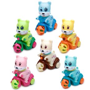 Cute Dog on Scooter Friction Push/Pull Action Toy Cute Dog on Scooter Friction Push/Pull Action Toy