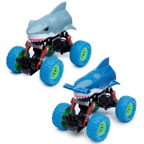 Shark Monster Truck Stunt Pull Back Action Toy Shark Monster Truck Stunt Pull Back Action Toy