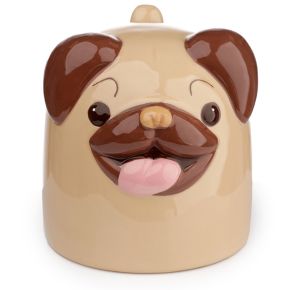 Mopps Pug Upside Down Ceramic Shaped Mug Mopps Pug Upside Down Ceramic Shaped Mug
