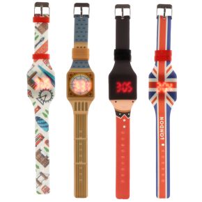 London Icons Silicone Digital Watch London Icons Silicone Digital Watch