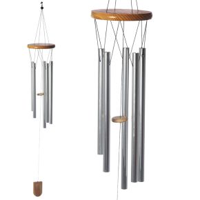 Wooden Wind Chime with Metal Tubes 88cm Wooden Wind Chime with Metal Tubes 88cm