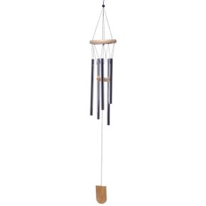Wooden Wind Chime with Metal Tubes 58cm Wooden Wind Chime with Metal Tubes 58cm