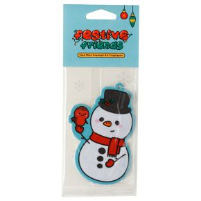 Mint Festive Friends Christmas Snowman Air Freshener Mint Festive Friends Christmas Snowman Air Freshener