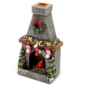 Christmas Fireplace Backflow Incense Burner Christmas Fireplace Backflow Incense Burner