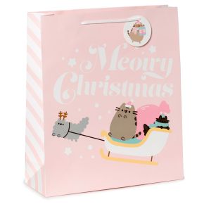 Pusheen Cat Christmas Gift Bag Extra Large Pusheen Cat Christmas Gift Bag Extra Large