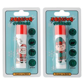 Festive Friends Christmas Elf & Santa Stick Lip Balm Festive Friends Christmas Elf & Santa Stick Lip Balm