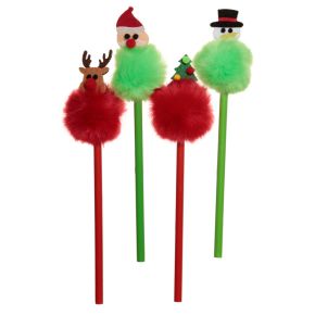 Christmas Pom Pom Pencil Christmas Pom Pom Pencil