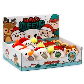 Queasy Squeezies Festive Friends Christmas Plush Squeezy Toy Queasy Squeezies Festive Friends Christmas Plush Squeezy Toy