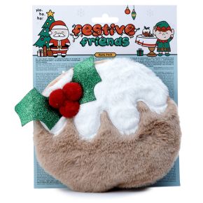 Christmas Pudding Round Microwavable Plush Lavender Heat Pack Christmas Pudding Round Microwavable Plush Lavender Heat Pack