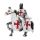 Crusader Knight on Horseback Defender Magnet