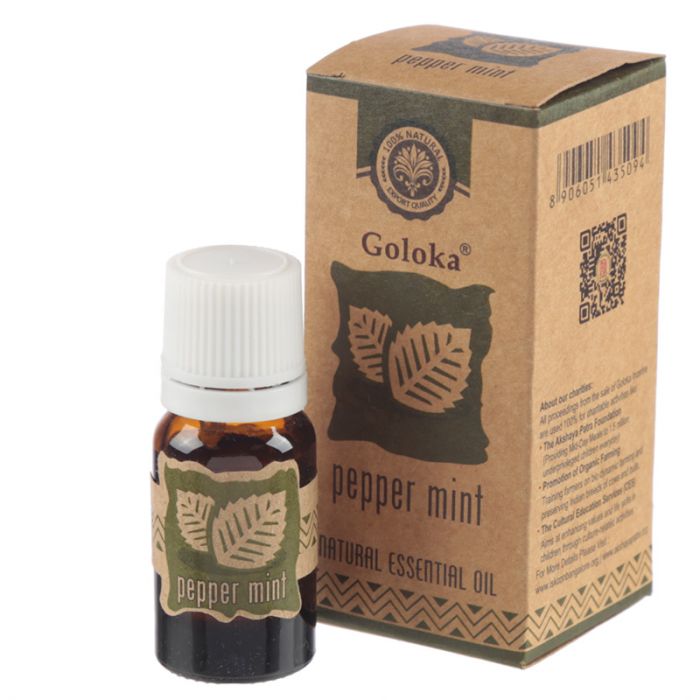 Goloka Peppermint Natural Essential Oil 10ml